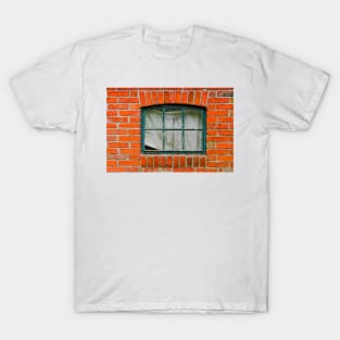 Old window in brick wall T-Shirt